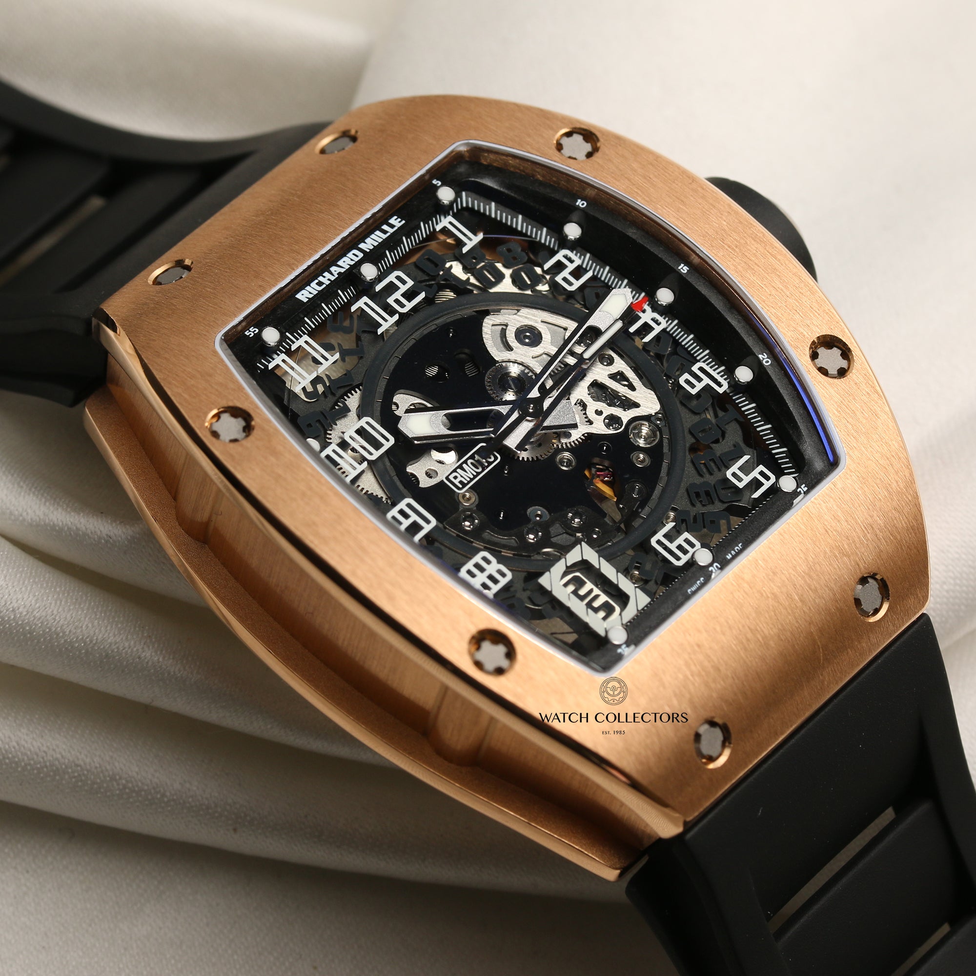 Richard Mille RM 010 18k Rose Gold Watch Collectors