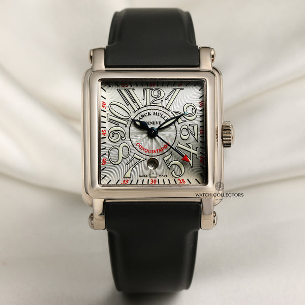 Franck Muller Conquistador 18K White Gold Second Hand Watch Collectors 1