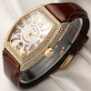 Franck Muller Conquistador 8002 SC D 18K Yellow Gold Diamond Second Hand Watch Collectors 3