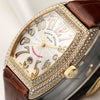 Franck Muller Conquistador 8002 SC D 18K Yellow Gold Diamond Second Hand Watch Collectors 4