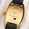 Franck Muller Conquistador 8002 SC D 18K Yellow Gold Diamond Second Hand Watch Collectors 8