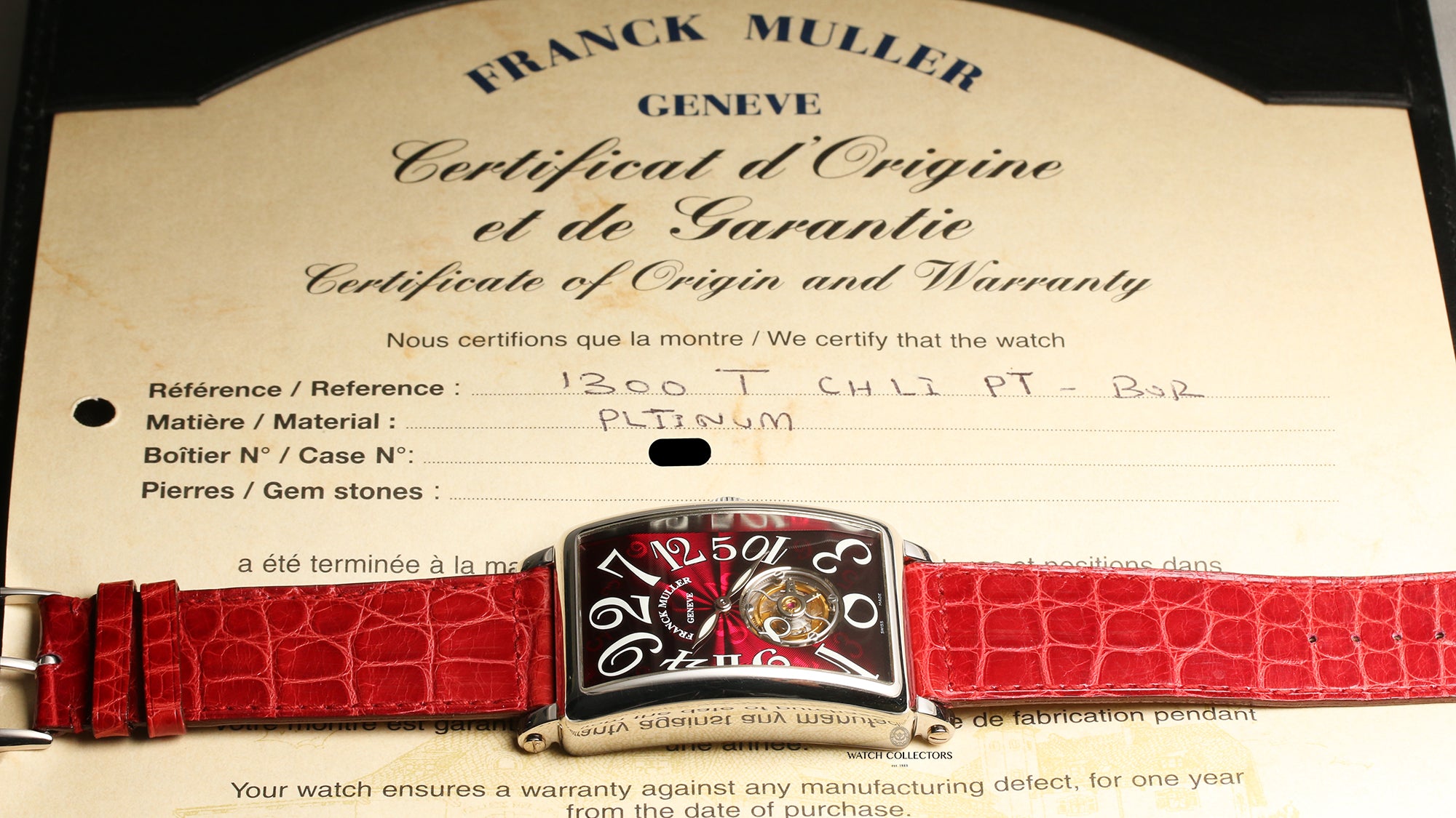 Franck Muller Crazy Hours Long Island Tourbillon 1300 CH T