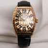 Franck-Muller-Gold-Croco-18K-Rose-Gold-Second-Hand-Watch-Collectors-1