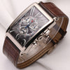 Franck Muller Long Island Chronograph 1000 CC QZ 18K White Gold Second Hand Watch Collectors 3