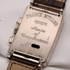Franck Muller Long Island Chronograph 1000 CC QZ 18K White Gold Second Hand Watch Collectors 6