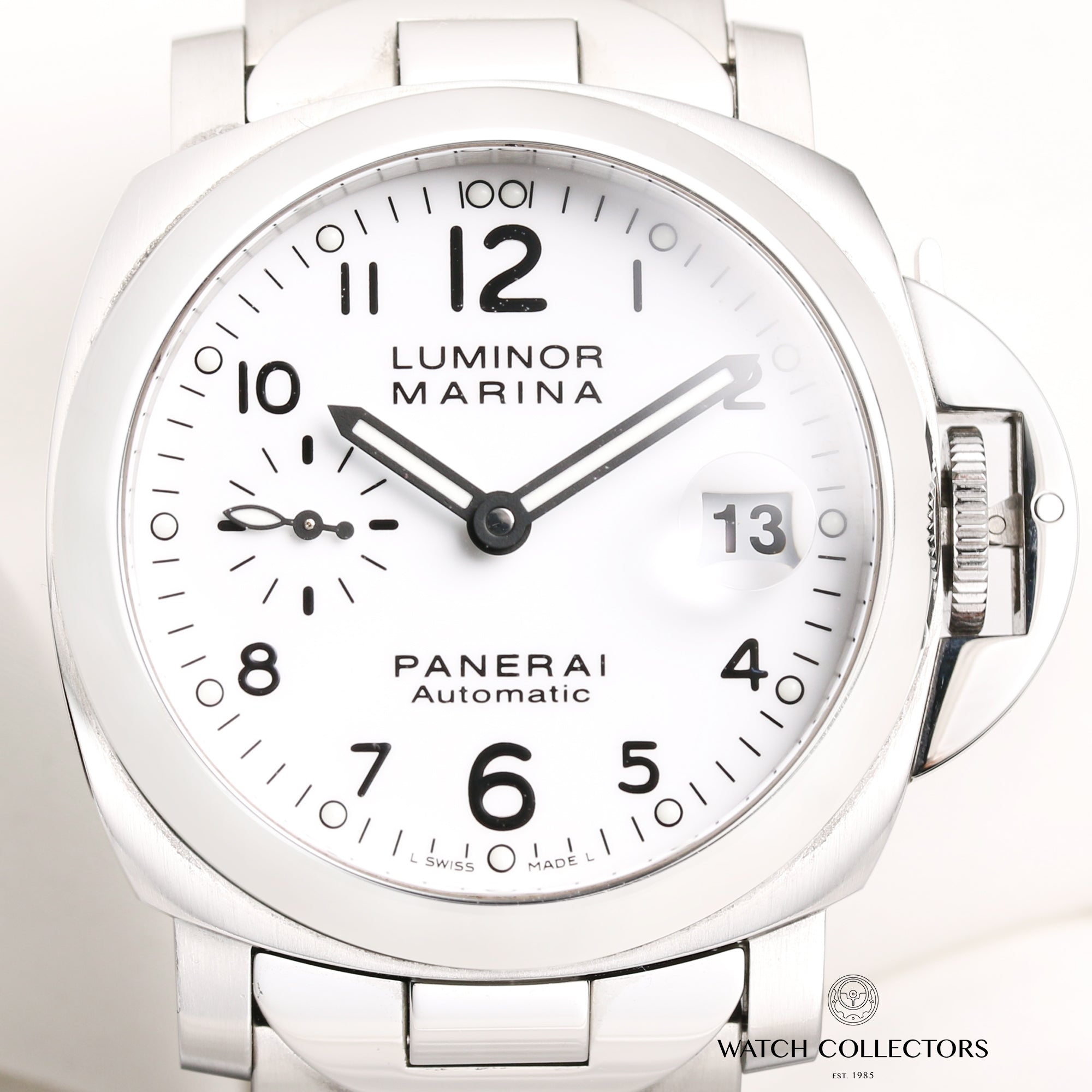 Panerai Luminor Marina Stainless Steel Watch Collectors