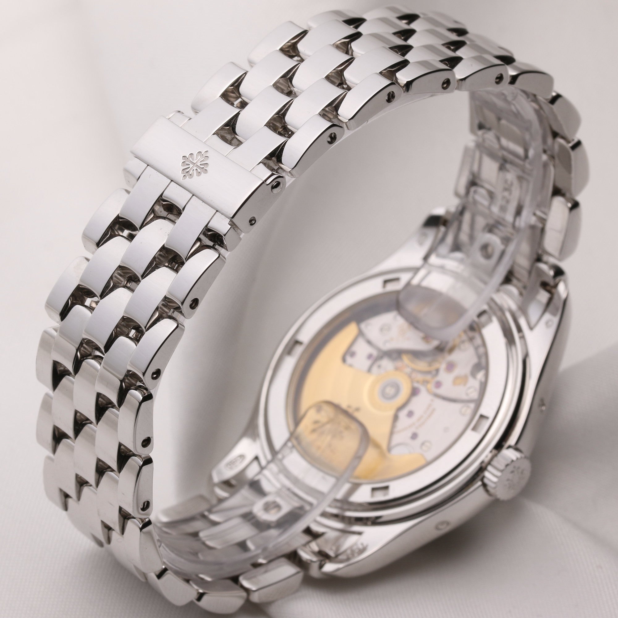 Full Set Patek Philippe 5036-1G-013 Annual Calendar Complications Moonphase 18k White Gold Second Hand Watch Collectors 5