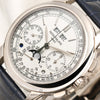 Full Set Patek Philippe Grand Complications 5270G-018 18K White Gold Second Hand Watch Collectors 4