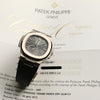Full Set Patek Philippe Nautilus 5712G-001 18K White Gold Second Hand Watch Collectors 12