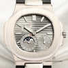Full Set Patek Philippe Nautilus 5712G-001 18K White Gold Second Hand Watch Collectors 2