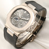 Full Set Patek Philippe Nautilus 5712G-001 18K White Gold Second Hand Watch Collectors 4