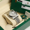 Full Set Rolex DateJust 116234 Stainless Steel 18K White Gold Bezel Second Hand Watch Collectors 10