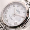 Full Set Rolex DateJust 116234 Stainless Steel 18K White Gold Bezel Second Hand Watch Collectors 4
