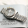 Full Set Rolex DateJust 116234 Stainless Steel 18K White Gold Bezel Second Hand Watch Collectors 5