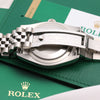 Full Set Rolex DateJust 116234 Stainless Steel 18K White Gold Bezel Second Hand Watch Collectors 6