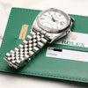 Full Set Rolex DateJust 116234 Stainless Steel 18K White Gold Bezel Second Hand Watch Collectors 8