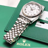 Full Set Rolex DateJust 116234 Stainless Steel 18K White Gold Bezel Second Hand Watch Collectors 8