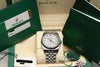 Full Set Rolex DateJust 116234 Stainless Steel 18K White Gold Bezel Second Hand Watch Collectors 9