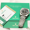 Full Set Rolex DateJust 116234 Stainless Steel Black Dial Second Hand Watch Collectors 9