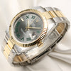 Full Set Rolex DateJust 41 126333 Steel & Gold Wimbeldon Dial Second Hand Watch Collectors 3