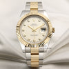 Full Set Rolex DateJust II 116333 Steel & Gold Diamond Dial Second Hand Watch Collectors 1
