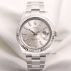 Full-Set-Rolex-DateJust-II-116334-Stainless-Steel-18K-White-Gold-Bezel-Second-Hand-Watch-Collectors-1