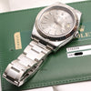 Full-Set-Rolex-DateJust-II-116334-Stainless-Steel-18K-White-Gold-Bezel-Second-Hand-Watch-Collectors-8