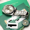 Full Set Rolex DateJust II 116334 Stainless Steel Silver Champagne Dial Second Hand Watch Collectors 10