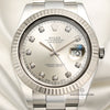 Full Set Rolex DateJust II 116334 Stainless Steel Silver Champagne Dial Second Hand Watch Collectors 2