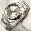 Full Set Rolex DateJust II 116334 Stainless Steel Silver Champagne Dial Second Hand Watch Collectors 3