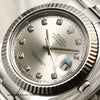 Full Set Rolex DateJust II 116334 Stainless Steel Silver Champagne Dial Second Hand Watch Collectors 4