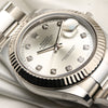 Full Set Rolex DateJust II 116334 Stainless Steel Silver Champagne Dial Second Hand Watch Collectors 5