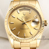 Full Set Rolex Day-Date 118238 18K Yellow Gold Second Hand Watch Collectors 2