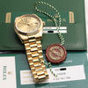 Full Set Rolex Day-Date 118238 18K Yellow Gold Second Hand Watch Collectors 9