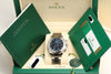 Full Set Rolex Daytona 116509 18K White Gold Blue Dial Second Hand Watch Collectors 12