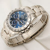 Full Set Rolex Daytona 116509 18K White Gold Blue Dial Second Hand Watch Collectors 2