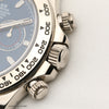 Full Set Rolex Daytona 116509 18K White Gold Blue Dial Second Hand Watch Collectors 5