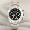 Full Set Rolex Daytona 116520 Stainless Steel Black Dial Second Hand Watch Collectors 1
