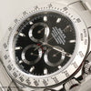Full Set Rolex Daytona 116520 Stainless Steel Black Dial Second Hand Watch Collectors 4