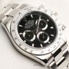 Full Set Rolex Daytona 116520 Stainless Steel Black Dial Second Hand Watch Collectors 6
