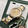 Full Set Rolex Daytona 116523 Steel & Gold Second Hand Watch Collectors 9