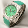 Full Set Rolex Daytona Green Beach 116519 18K White Gold Second Hand Watch Collectors 3