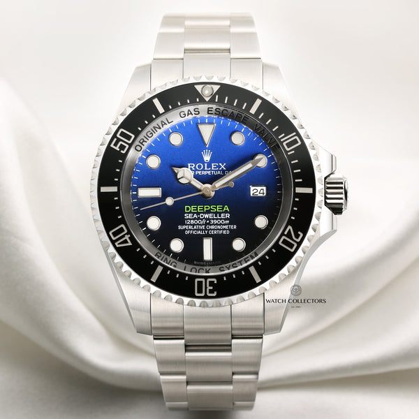 Full Set Rolex Deep Sea Sea-Dweller 116660 Deep Blue James Cameron Stainless Steel Second Hand Watch Collectors 1