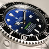 Full Set Rolex Deep Sea Sea-Dweller 116660 Deep Blue James Cameron Stainless Steel Second Hand Watch Collectors 5