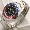 Full Set Rolex GMT-Master II 16710 Pepsi Stainless Steel Second Hand Watch Collectors 3