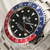 Full Set Rolex GMT-Master II 16710 Pepsi Stainless Steel Second Hand Watch Collectors 4