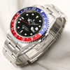 Full Set Rolex GMT-Master II 16710 Stainless Steel Pepsi Stick Dial Second Hand Watch Collectors 3