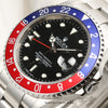 Full Set Rolex GMT-Master II 16710 Stainless Steel Pepsi Stick Dial Second Hand Watch Collectors 4
