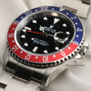 Full Set Rolex GMT-Master II 16710 Stainless Steel Pepsi Stick Dial Second Hand Watch Collectors 6