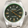 Full Set Rolex Milgauss 116400GV Stainless Steel Second Hand Watch Collectors 2
